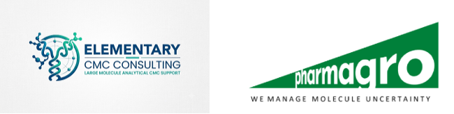 Elementary CMC and Pharmagro logos